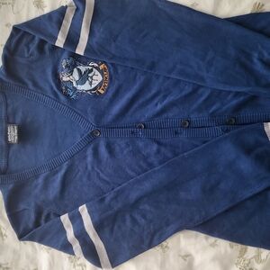 Blue Sweater with Crest
